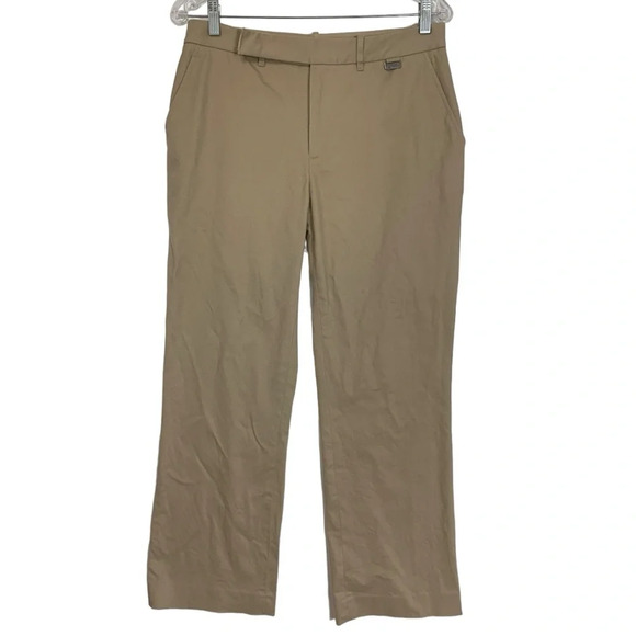 Lauren Ralph Lauren Neutral Bootcut Trouser Size US 10 Minimalist Preppy * Read - Picture 1 of 11